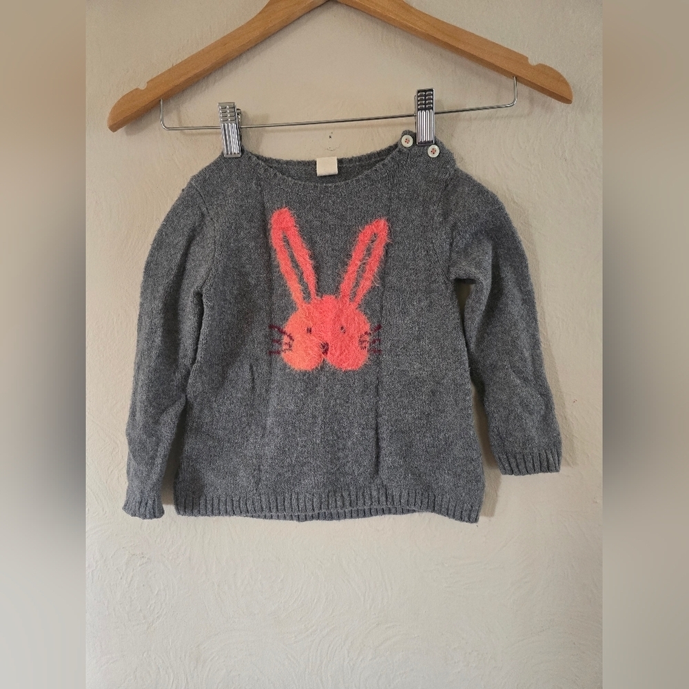 Tucker + Tate, Gray Bunny Sweater, Size 24 Months